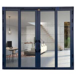 Cửa trượt quay Eurotech hệ cao cấp loại 2 cánh màu ghi