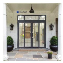Cửa Trượt Quay Eurotech Hệ Hoàng Gia (Nẹp Rời 8.0) Màu Cà Phê