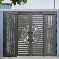Cửa Cổng Trượt Quay Eurotech Hoàng Gia Hệ Nẹp Rời 8.0 – Vẻ Đẹp Bền Vững An Toàn Cho Biệt Thự Vườn