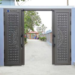Cửa Cổng Trượt Quay Hoàng Gia 8 Mở Trượt