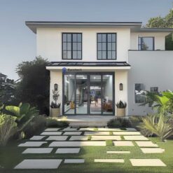 Cua Truot Quay Hoang Gia Mau Xam Da 4 Canh Eurotech
