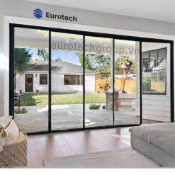 Cua Slim Truot Ban Công 5 Cánh Eurotech