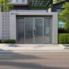 Cửa Cổng Trượt Quay Eurotech Hoàng Gia Nẹp Rời 8.0 Màu Ghi Xám:Giải Pháp Đột Phá Cho Xây Nhà Mới & Cải Tạo Nhà Cửa, Thay Thế Cửa Cuốn Truyền Thống
