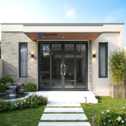 Cửa trượt quay Eurotech Hệ tiêu chuẩn 88- nẹp rời 8.0 màu xám đá